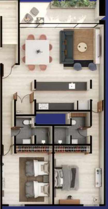 2 de 12: Plano del departamento