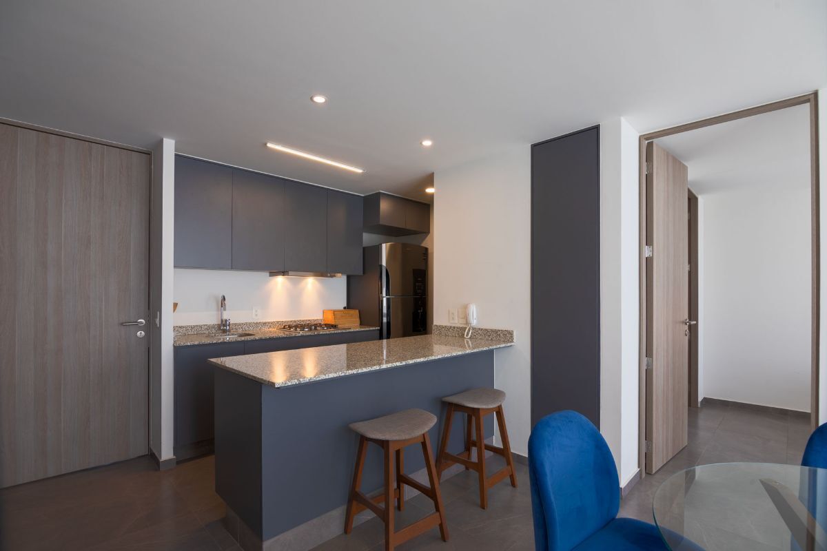 3 de 11: Departamento Amueblado - Cocina