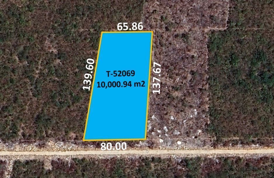 Terreno de 10,000.94 m2 en Sierra Papacal Mérida Yucatán