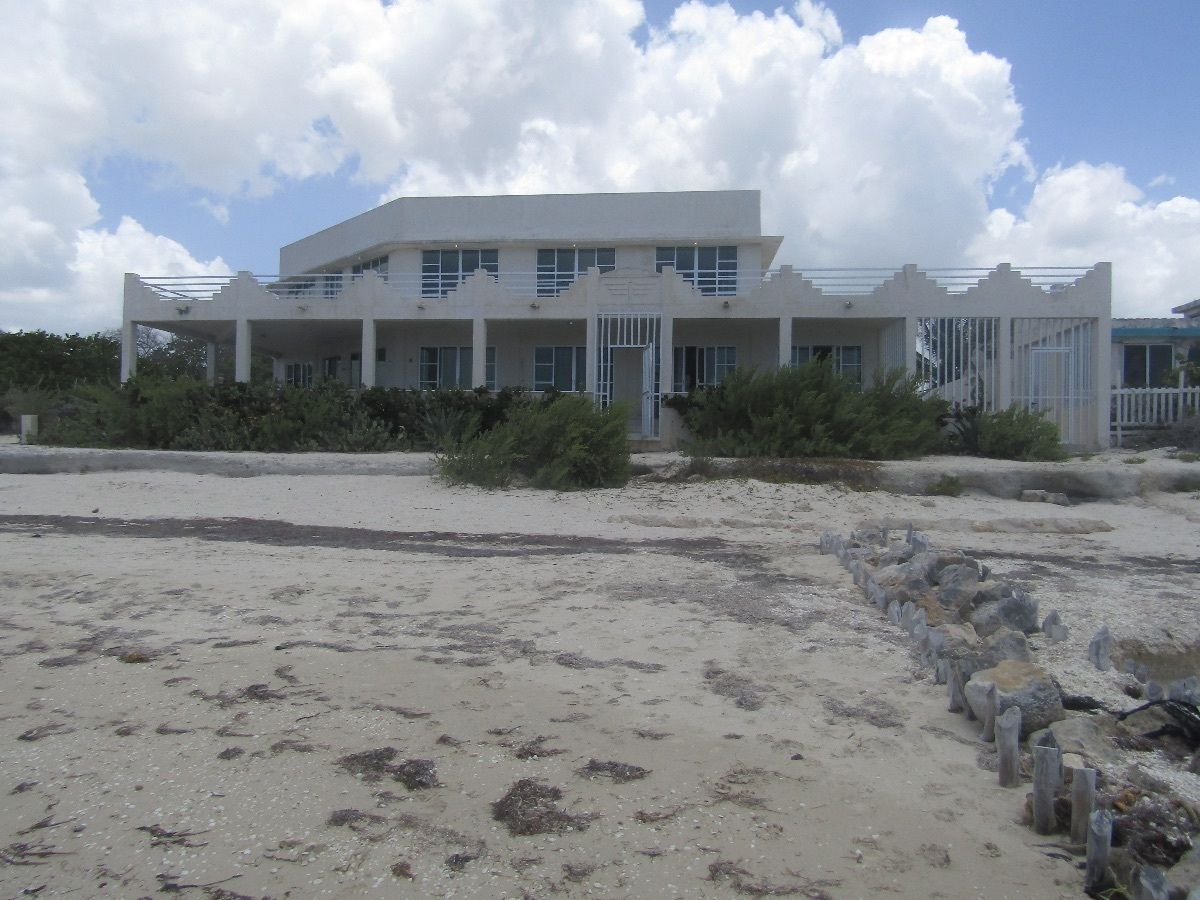 Deco Beach Condo Complex from the ocean.