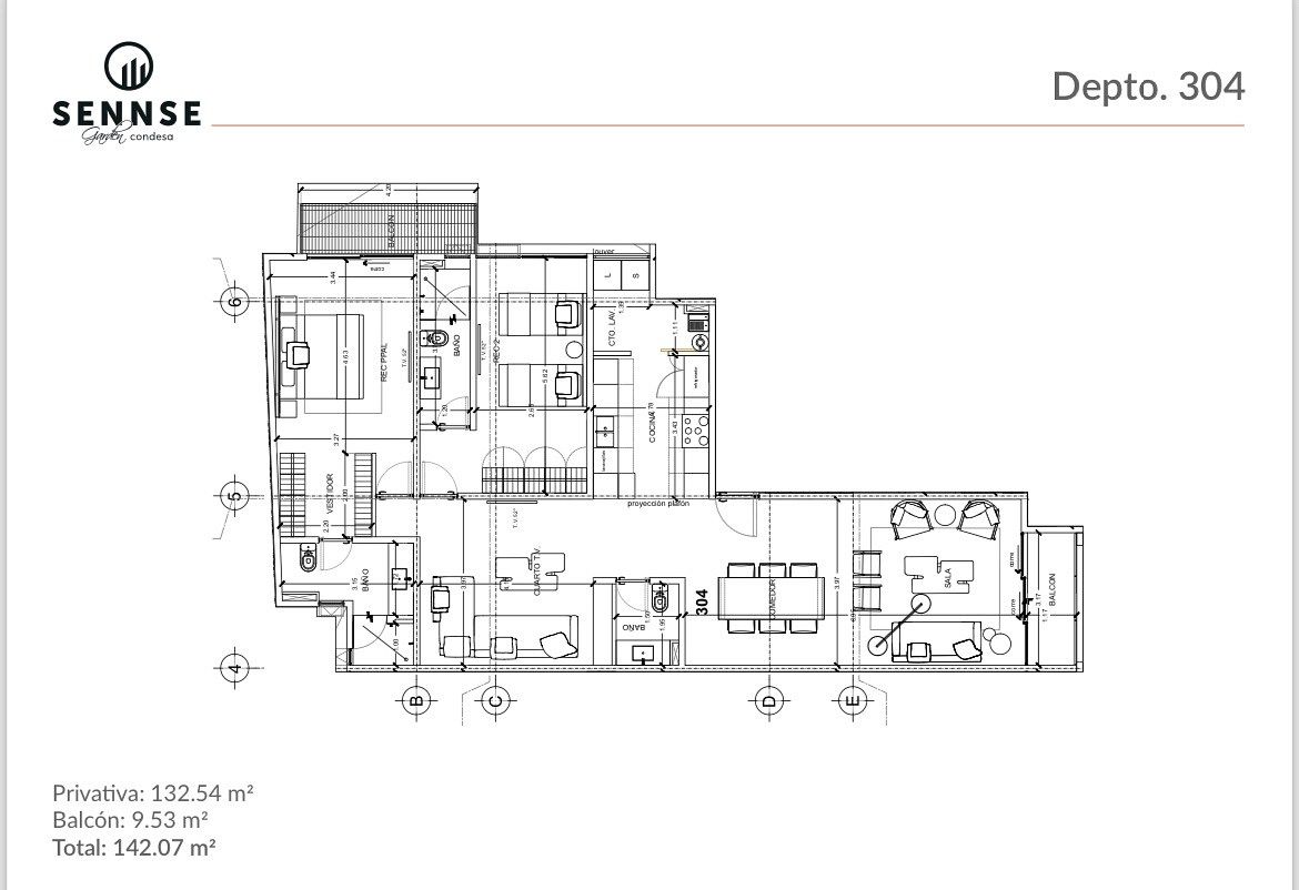 22 de 30: Planta del departamento