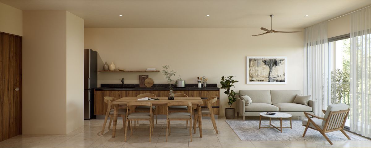 2 de 17: Sala, Comedor, Cocina