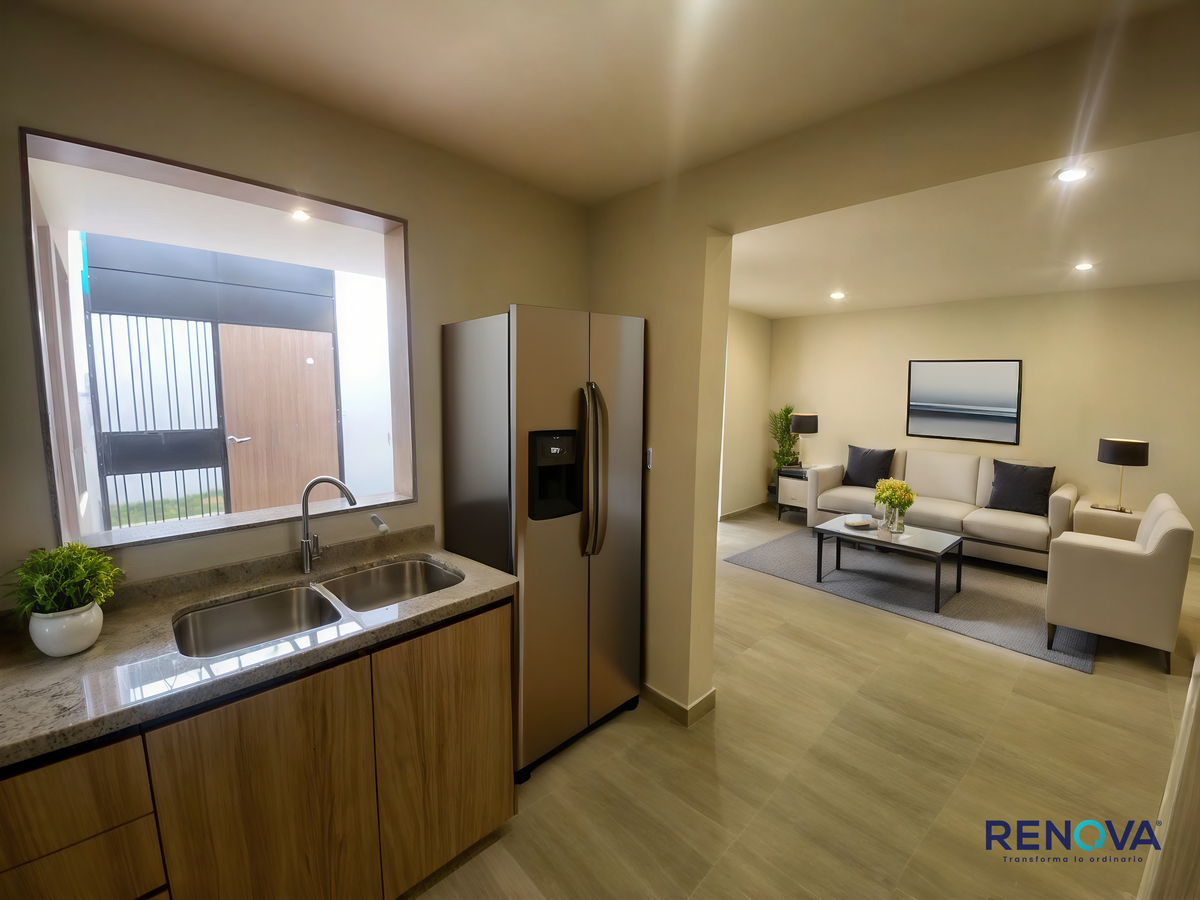 1 of 16: Cocina y sala