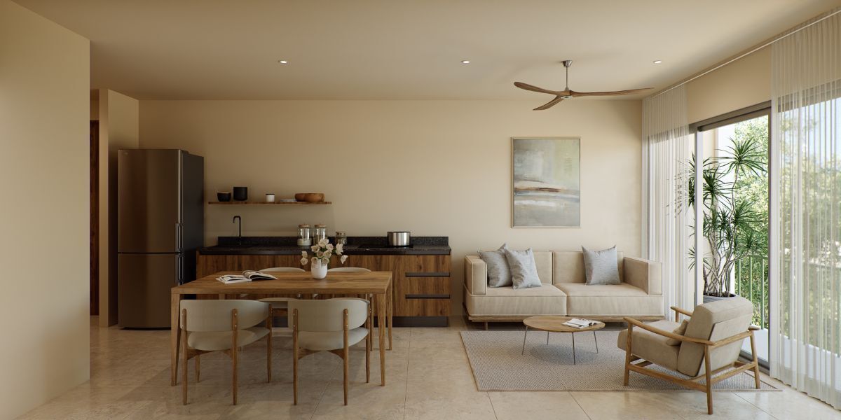1 of 17: Sala, Comedor, Cocina