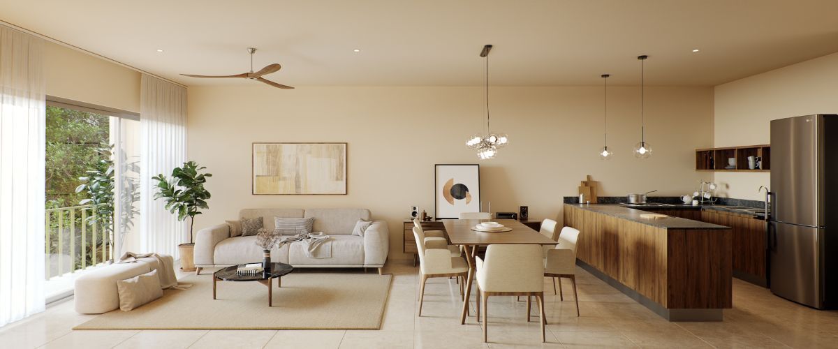 1 de 18: Sala, Comedor, Cocina