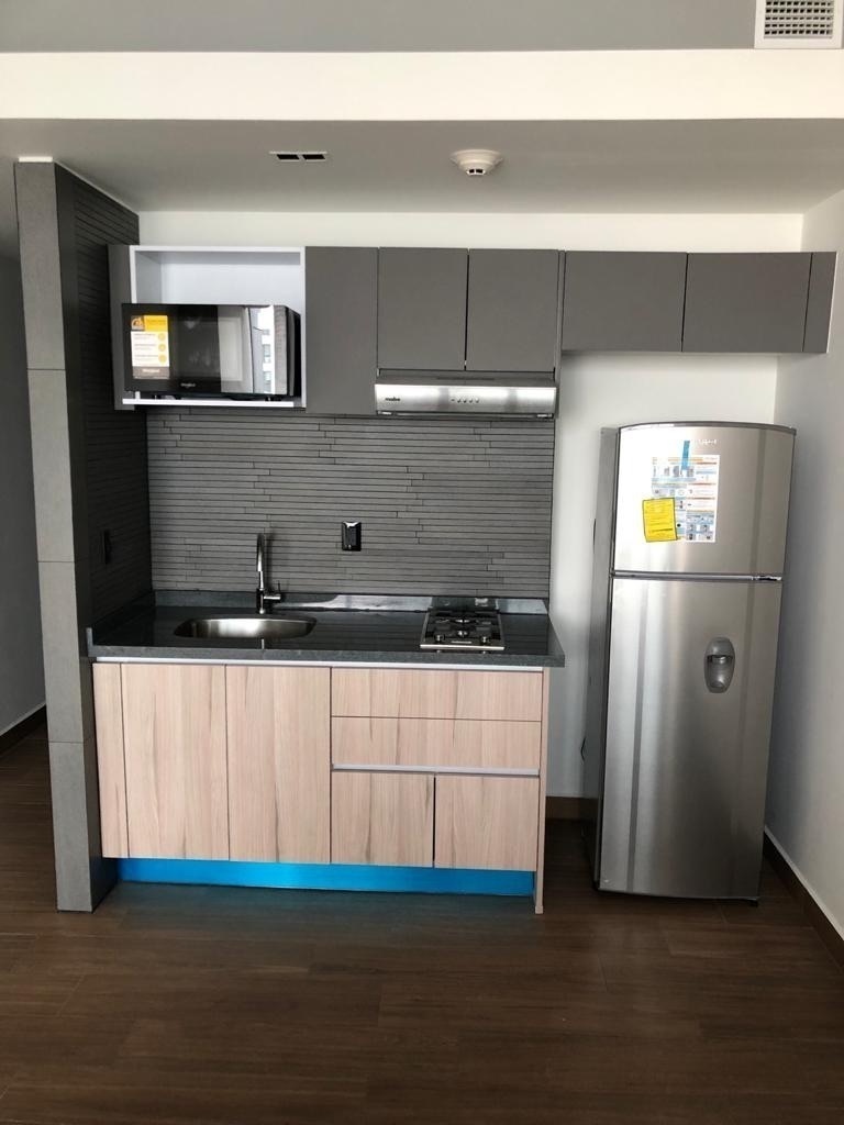 22 de 30: Imagen de la cocina con micro y refri