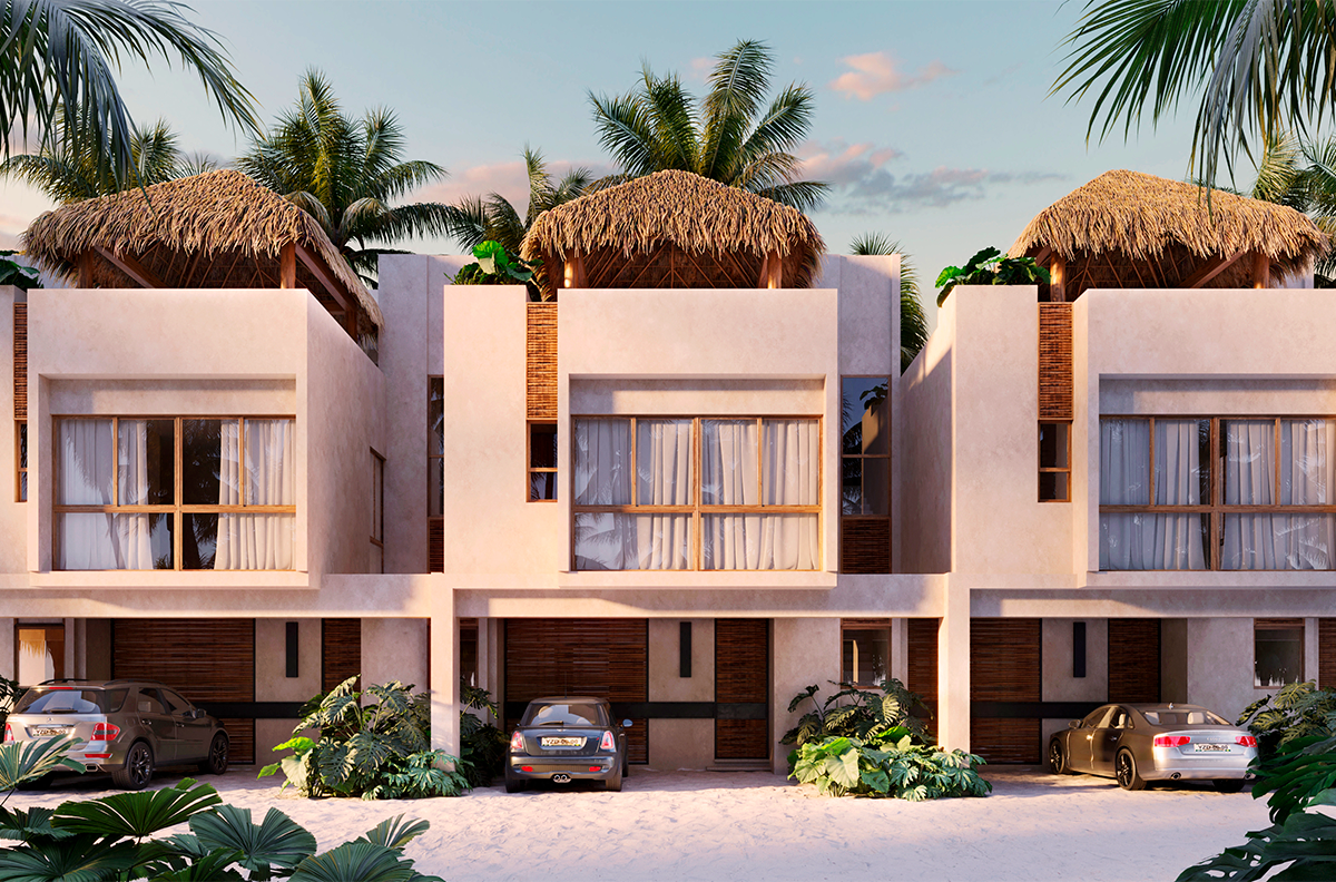 8 Townhouses de tres niveles en San Benito "Costa Arena" - foto 2