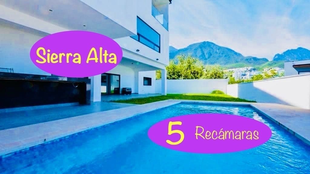 CASA EN RENTA EN SIERRA ALTA, CARRETERA NACIONAL, MONTERREY, NL, 5 Recámaras