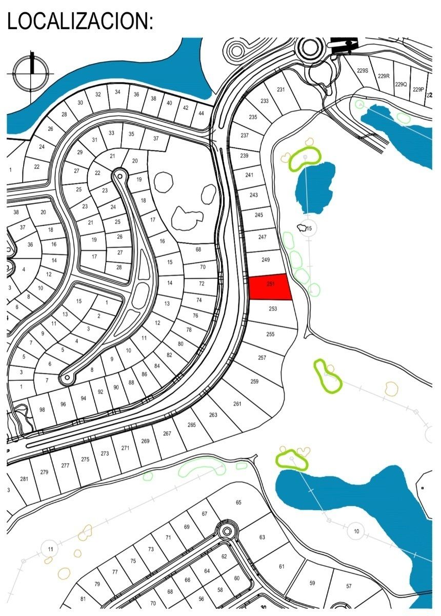 6 de 6: Lote #251 ubicación