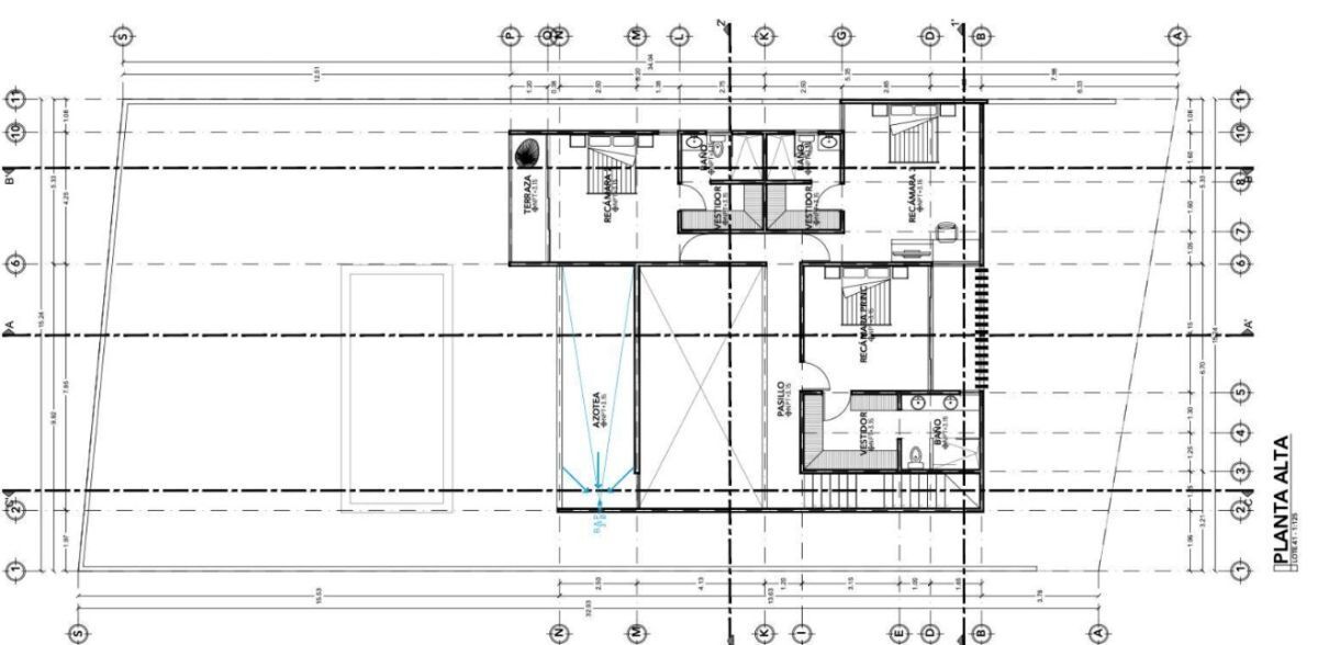 23 de 24: Plano de Distribución Planta Alta