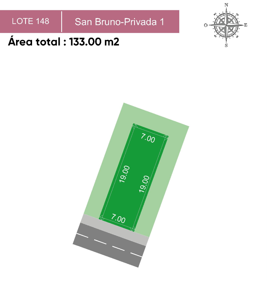 8 de 8: Chepina de un terreno por 133m2