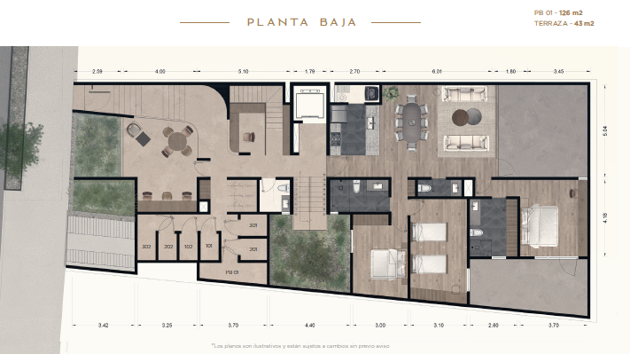 10 of 11: Renders-FotoMuestra Planta Baja