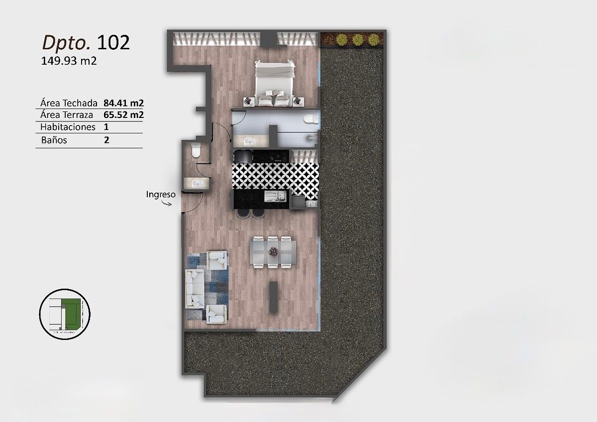 11 de 13: Plano Dpto 102