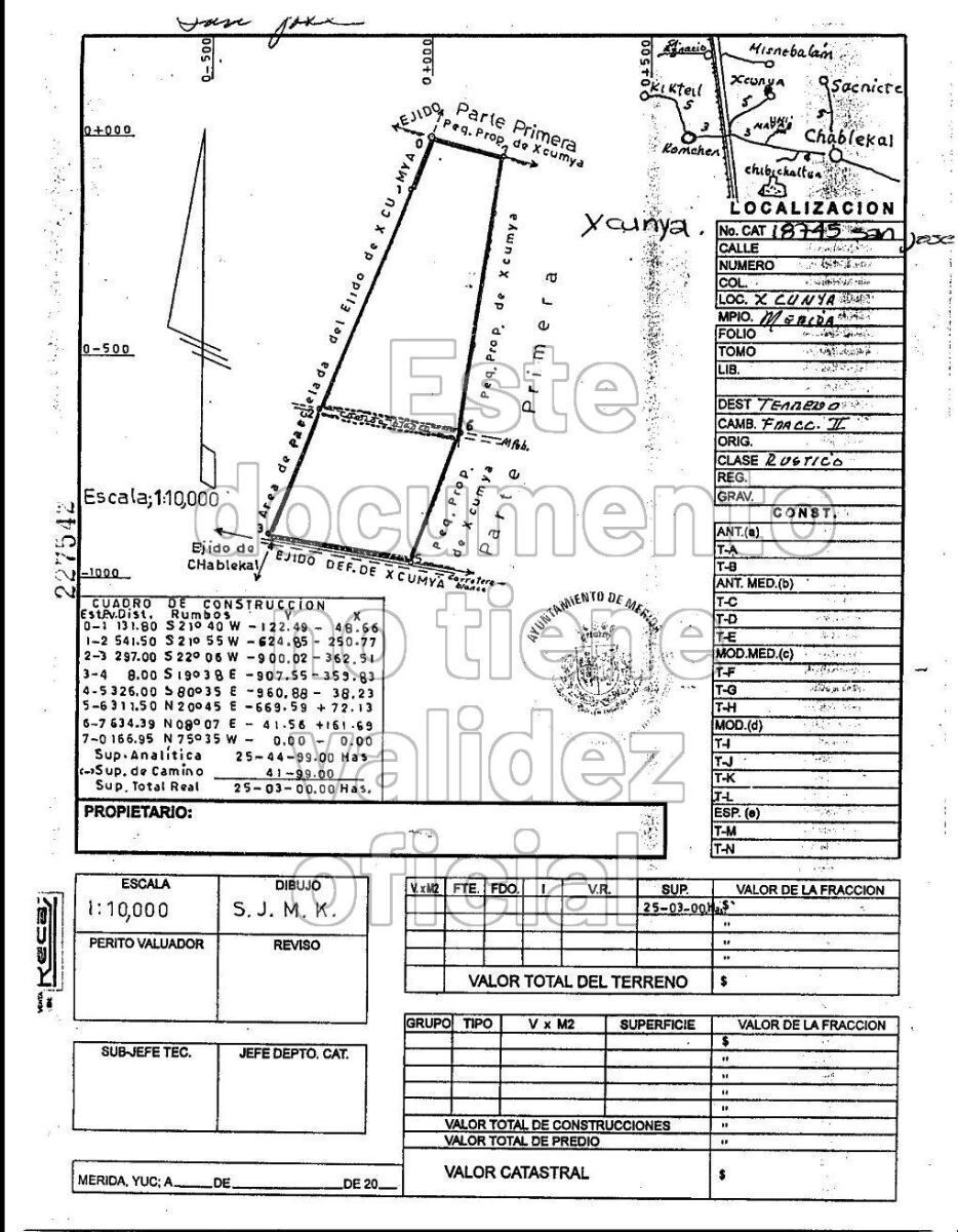 3 de 5: Plano del predio