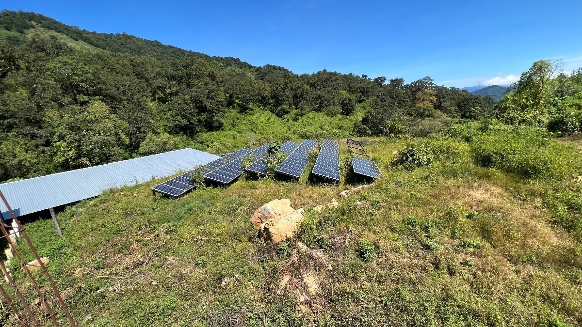 10 de 15: 240 paneles solares  huerta con energía solar