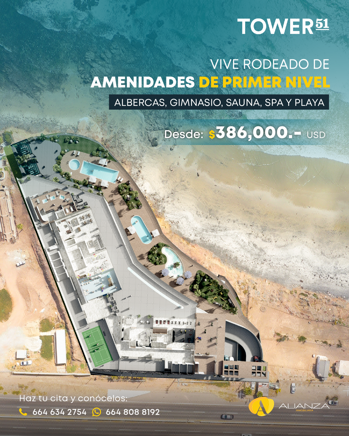 Torre 51 Rosarito: Condominios Frente al Mar en Preventa