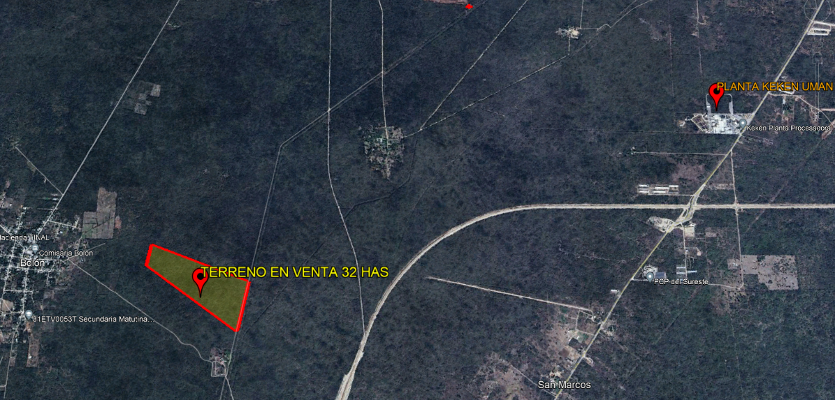 TERRENO 32 HAS EN VENTA