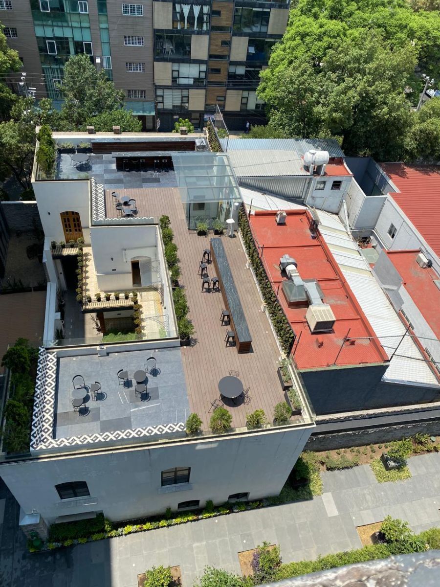 44 de 50: Vista roof garden privado