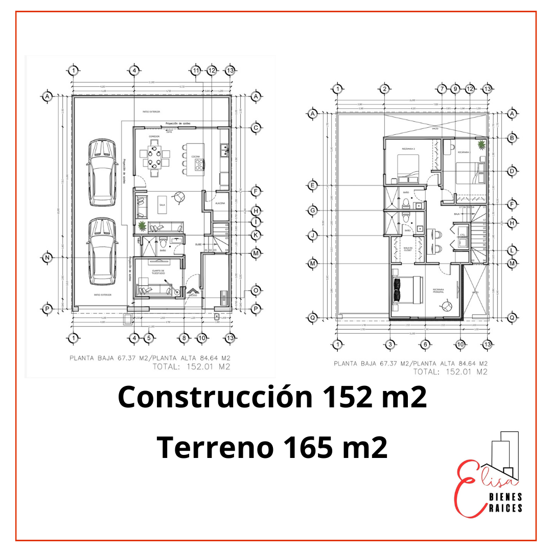 Planta pimer y segundo piso