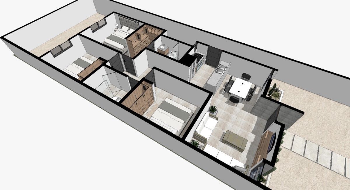 2 de 12: Plano de la casa.