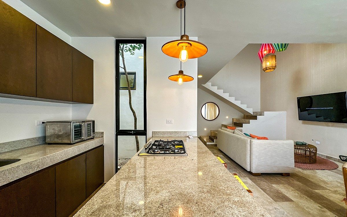 9 de 34: Cocina con Barra Desayunador