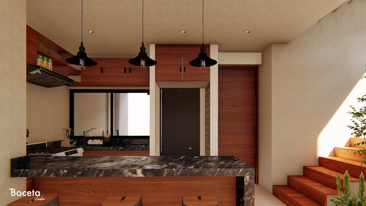 4 of 11: Cocina en Concepto Abierto