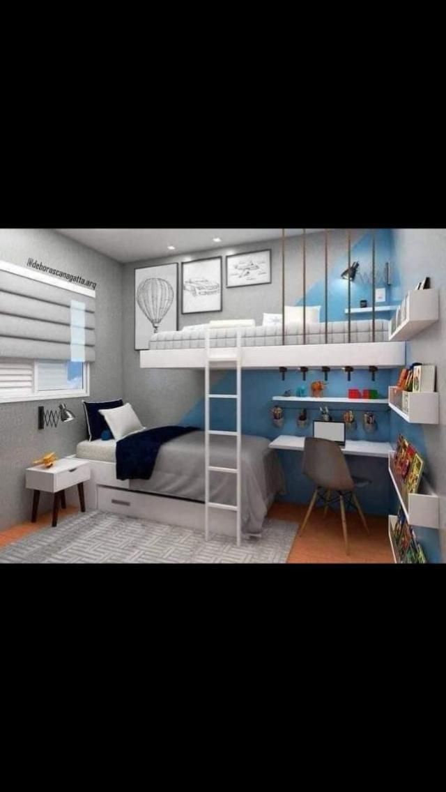 15 de 15: Opción para optimizar espacio en la habitación secundaria