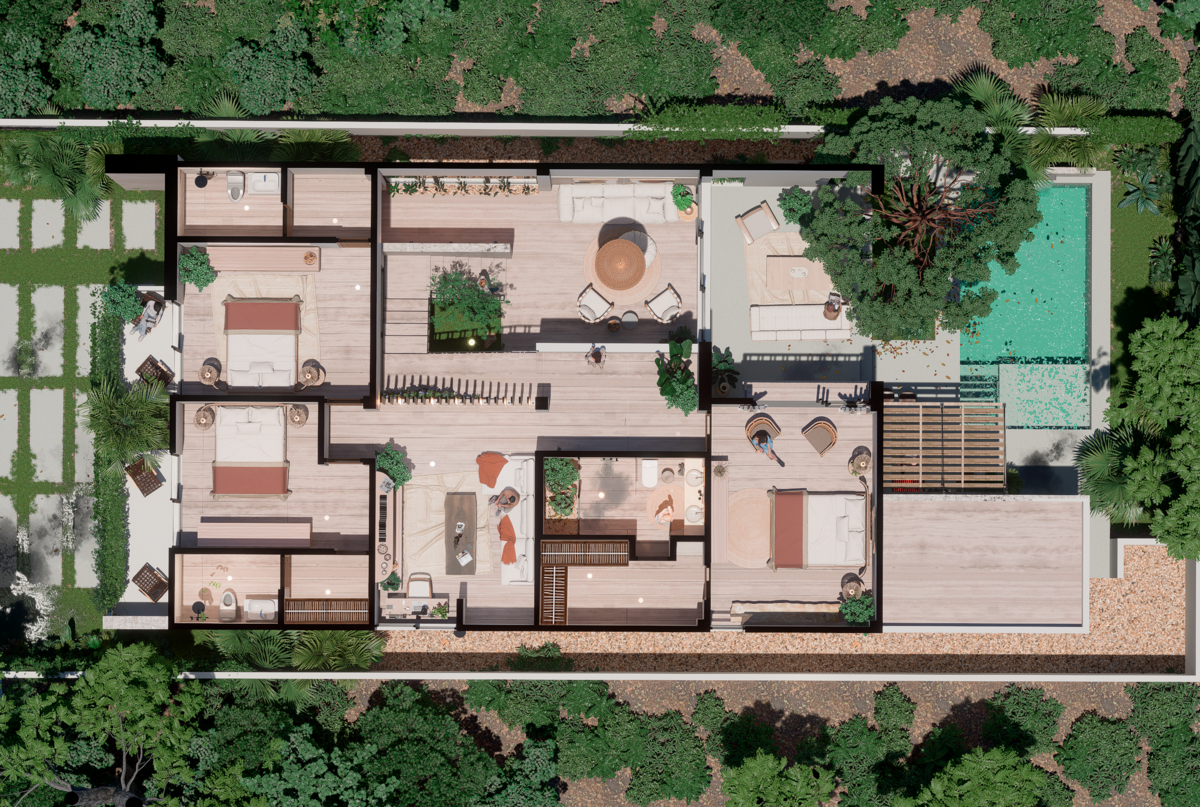 19 de 30: Layout planta alta