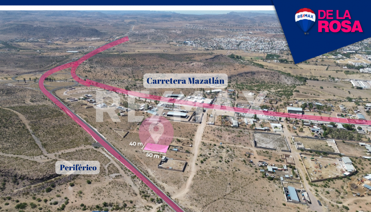 Terreno en Venta Carretera a Mazatlán