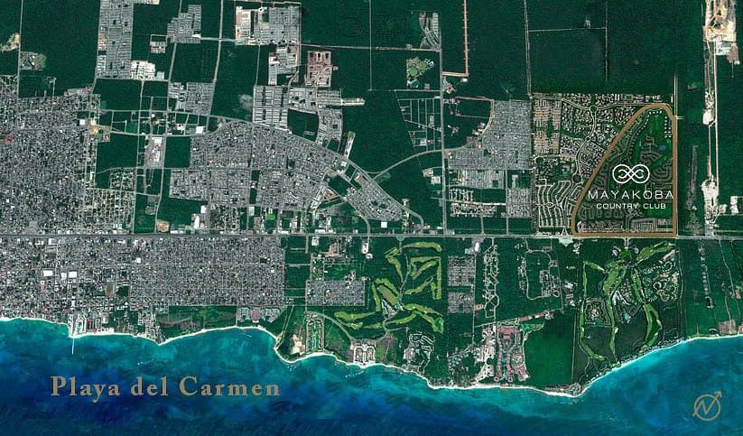 11 de 30: Ubicación Fraccionamiento Mayakoba