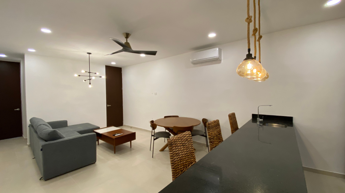 9 de 10: Sala y comedor, cuarto de lavado