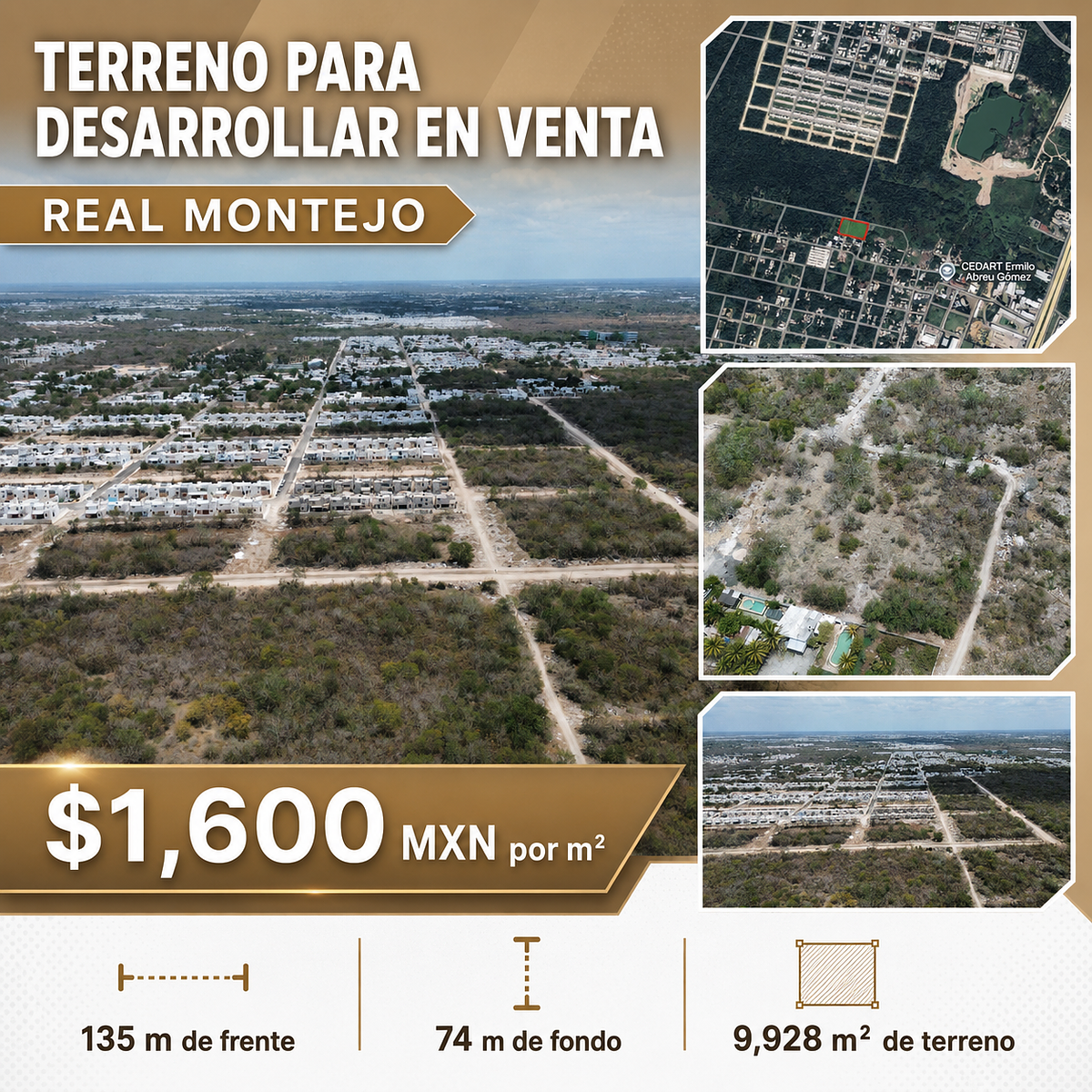Terreno en venta para Desarrollar en Real Montejo, foto 1 de 12