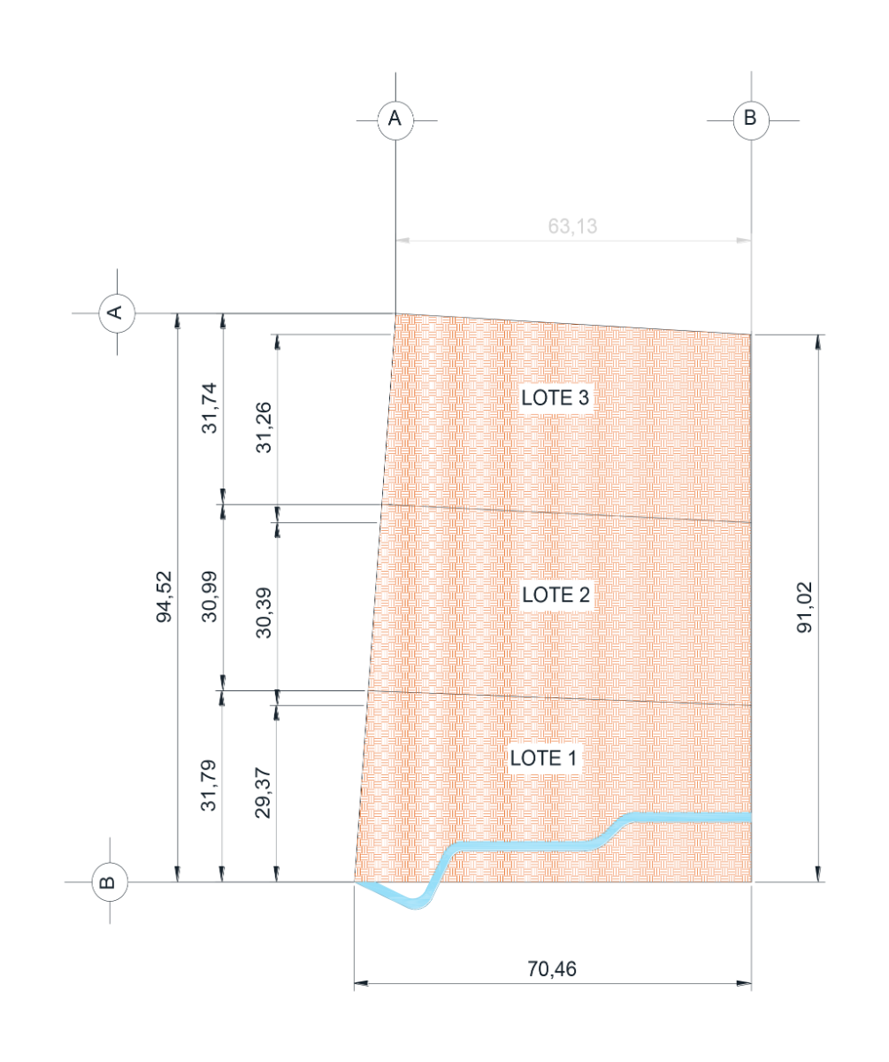 17 de 17: Terreno en venta Loma Bonita Terán, plano de medidas