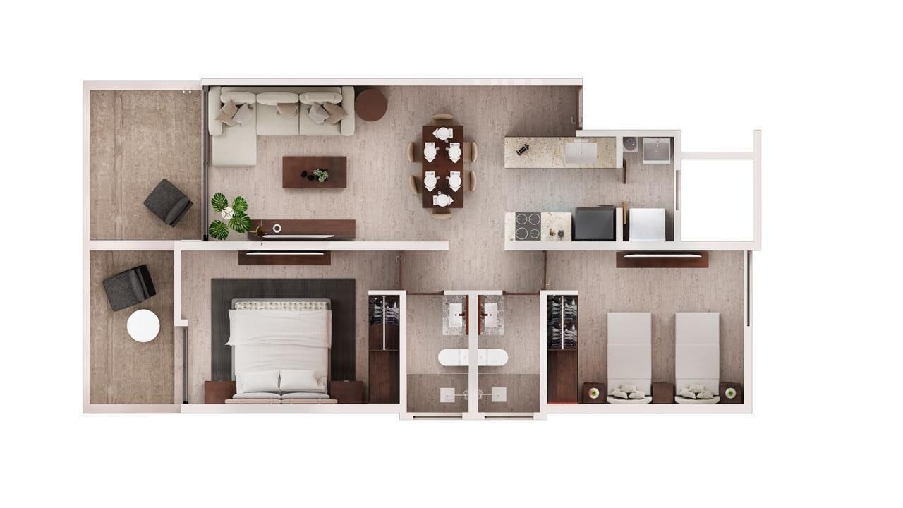 Apartamento em Temozón Norte, Mérida, foto 2 de 13