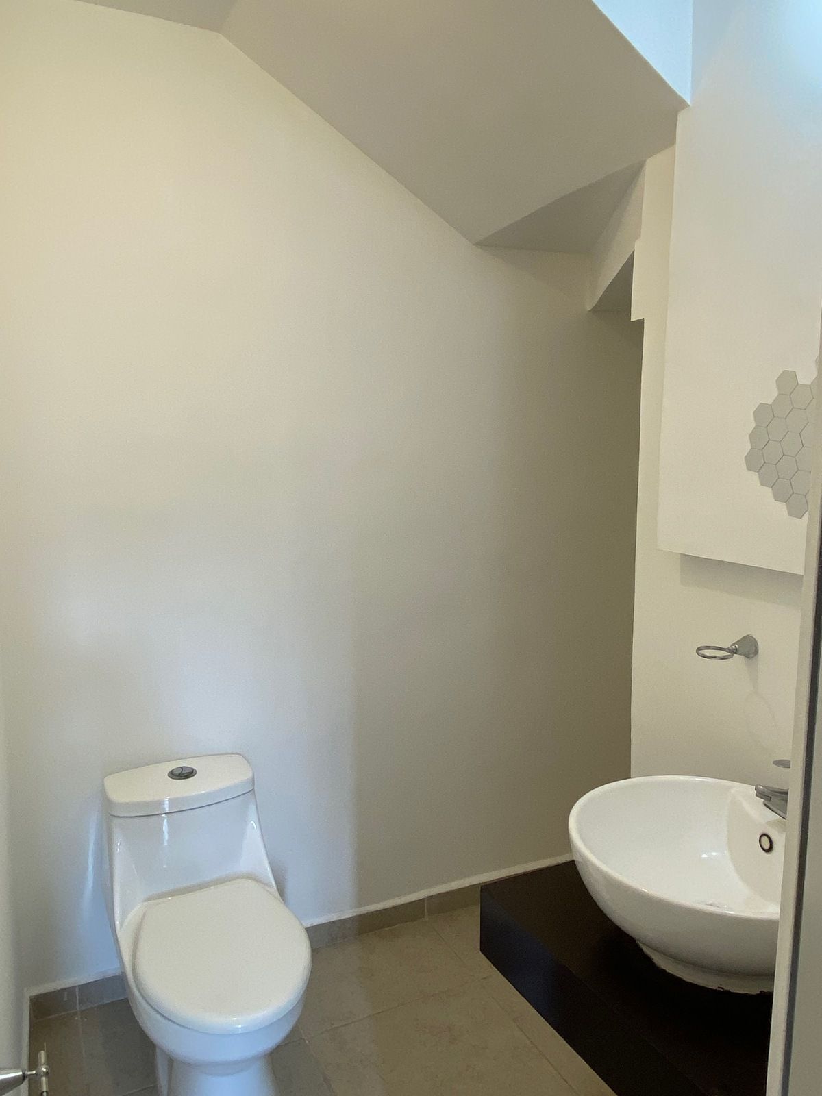 4 of 12: Medio baño con pequeña bodega.