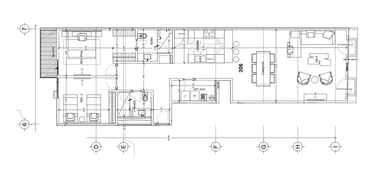 34 of 35: Planta del departamento