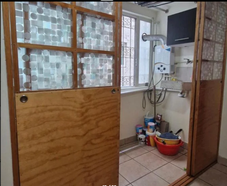 Área de lavadora-secadora