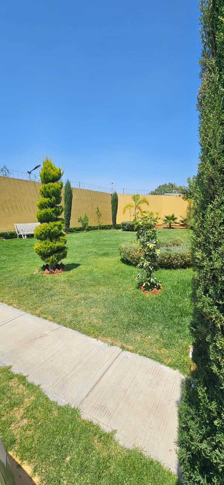 Frente al inmueble área verde