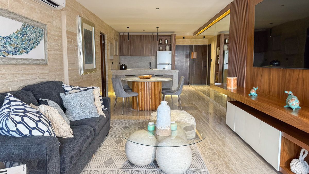 Departamento en Venta de 3 Recámaras en La Playa en Verana, Chicxulub Puerto