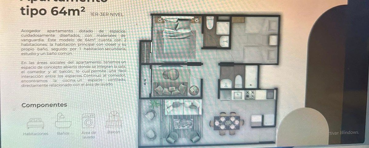 Apartamento en Ciudad Juan Bosch, Santo Domingo Este, foto 22 de 47