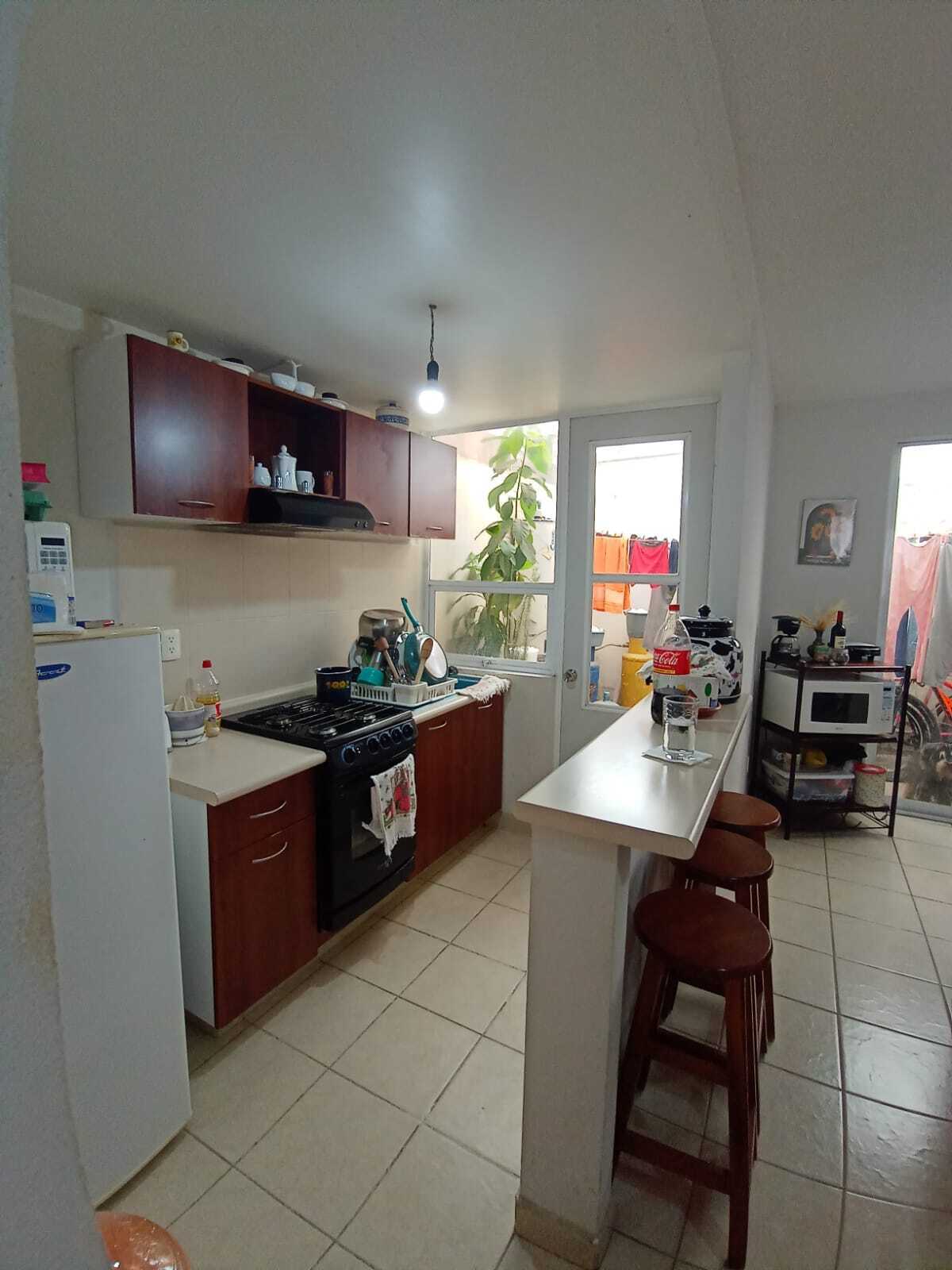 Cocina con barra