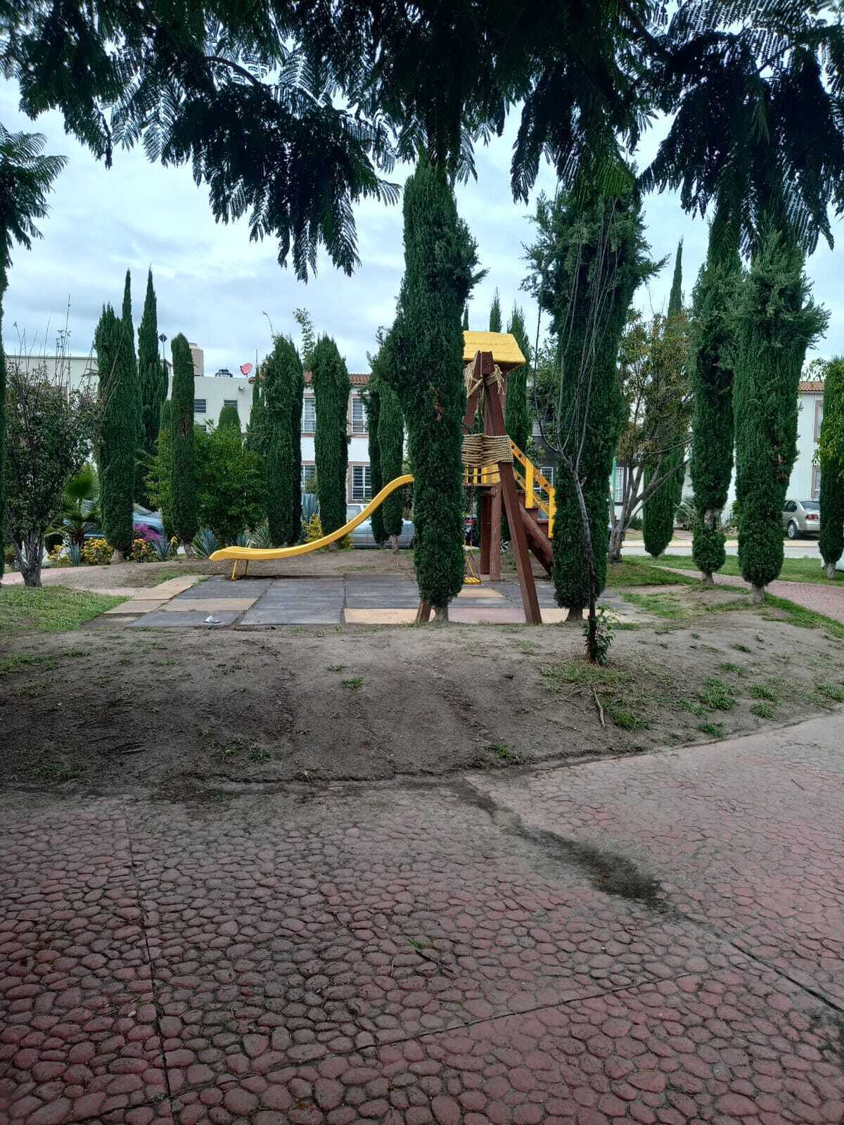 Área verde y juegos del fraccionamiento
