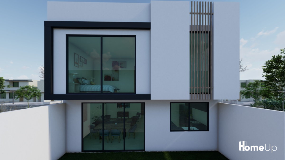 Render Fachada Posterior