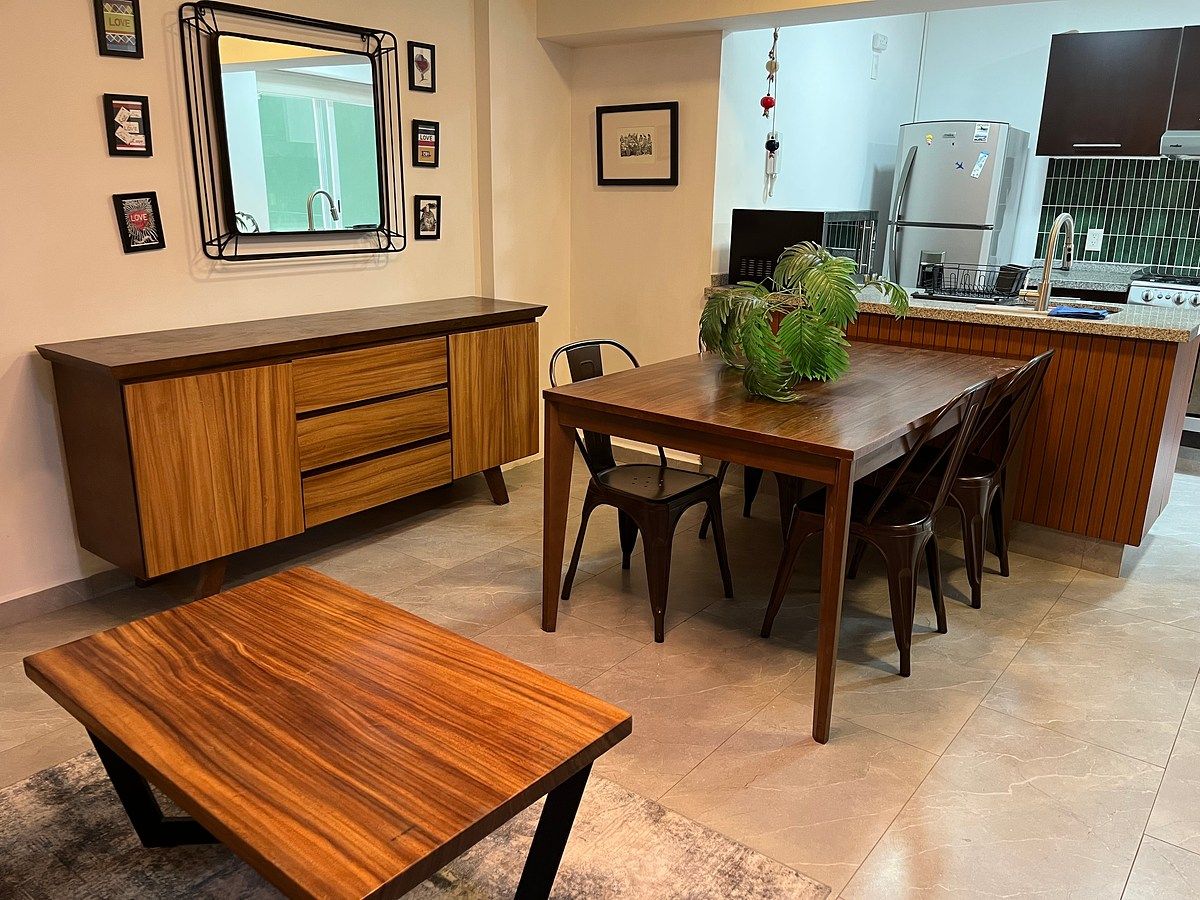 ALUGA-SE APARTAMENTO MOBILIADO E EQUIPADO COM PATIO PRIVADO/2QUARTOS-2BANHEIROS-1VAGA/BUCARELI-JUAREZ, foto 1 de 29