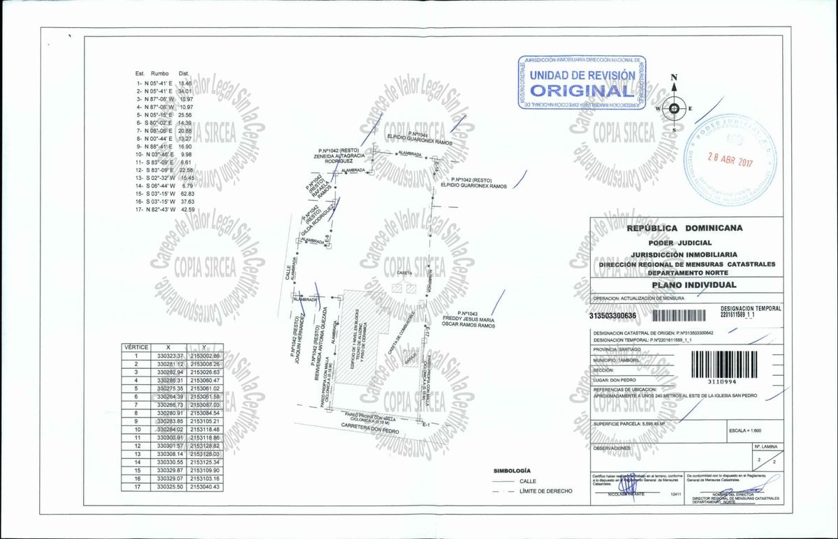 Terrenos en Venta Tamboril, Santiago