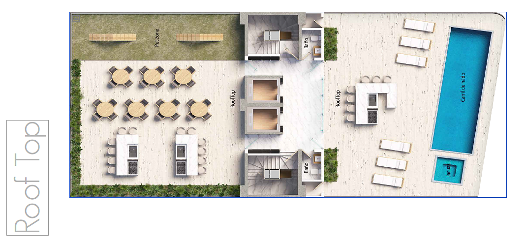 9 de 16: Amenidades Roof Top