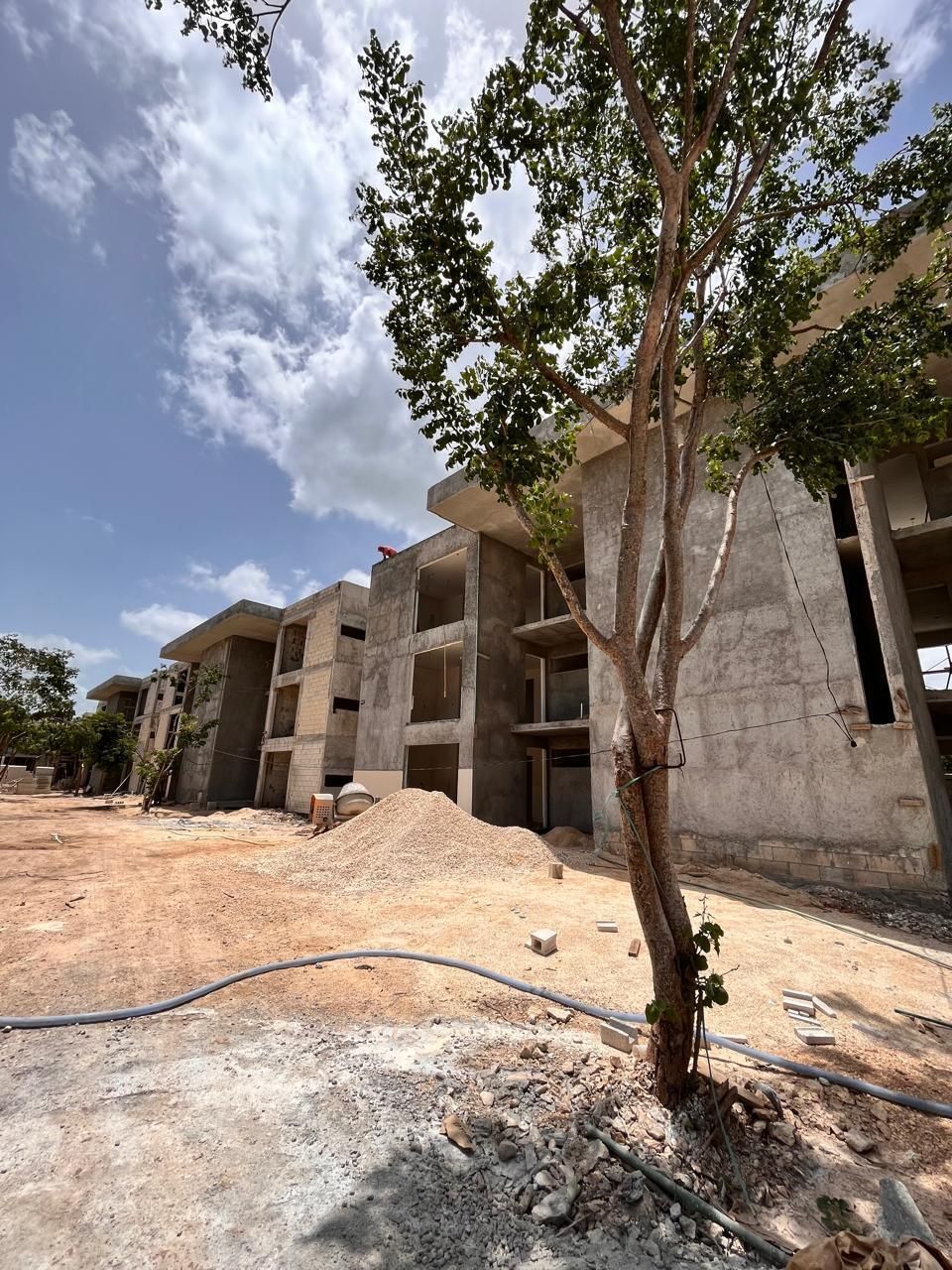 fachada en construcción