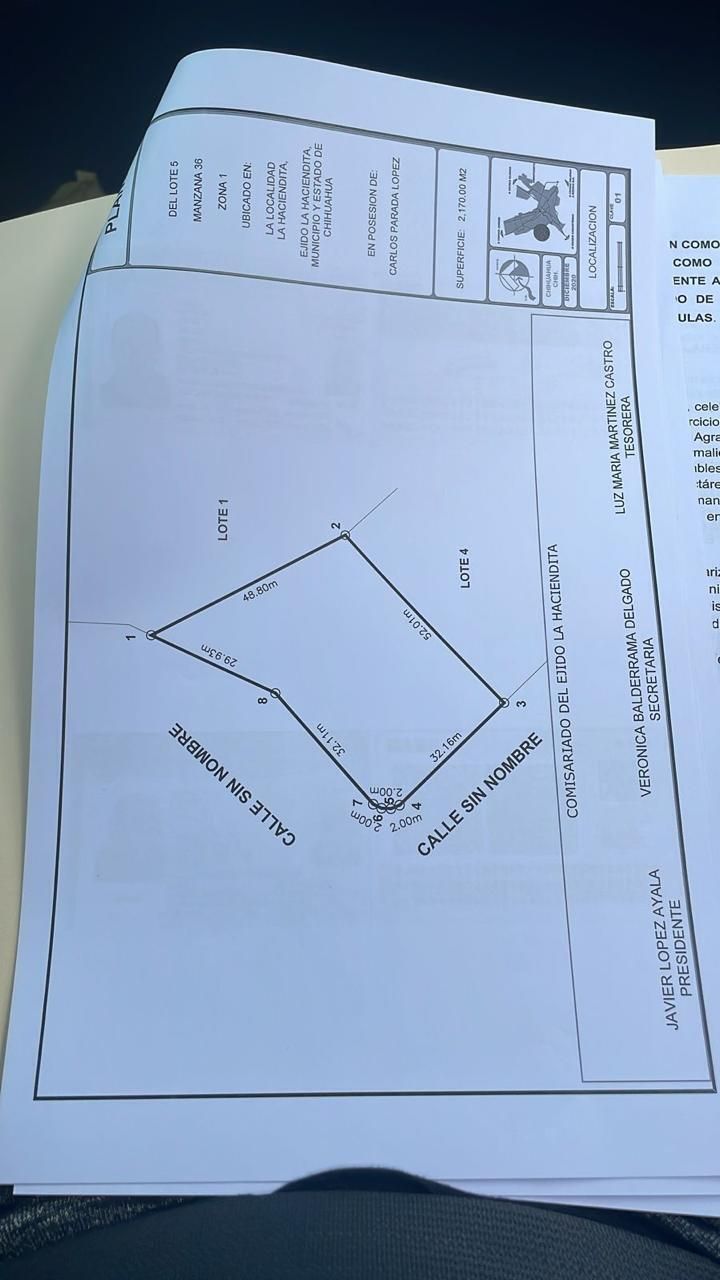 1 of 1: Plano Catastral