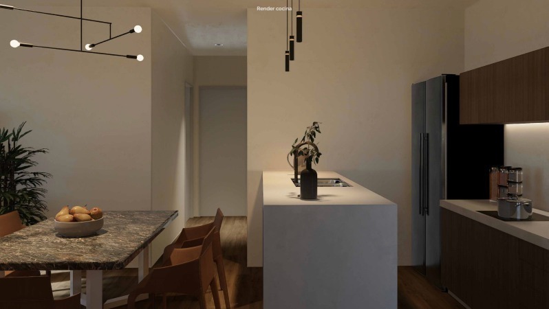 5 of 10: Sala-comedor con amplios ventanales.