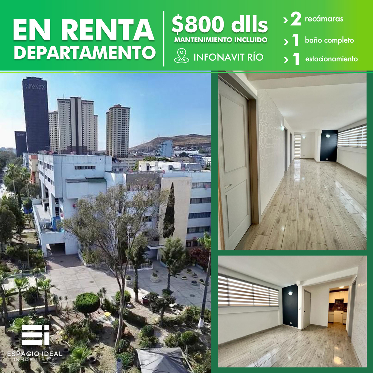 1 of 6: Vista al exterior  sala